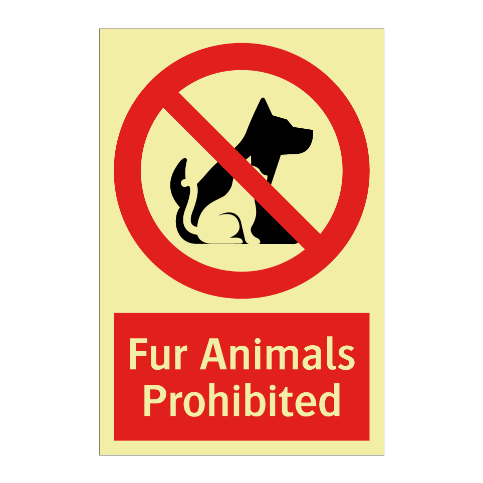 Fur Animals Prohibited