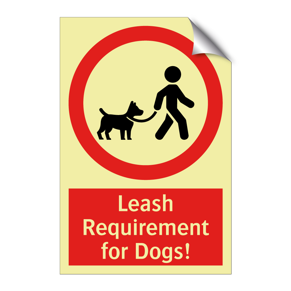 Leash Requirement for Dogs!