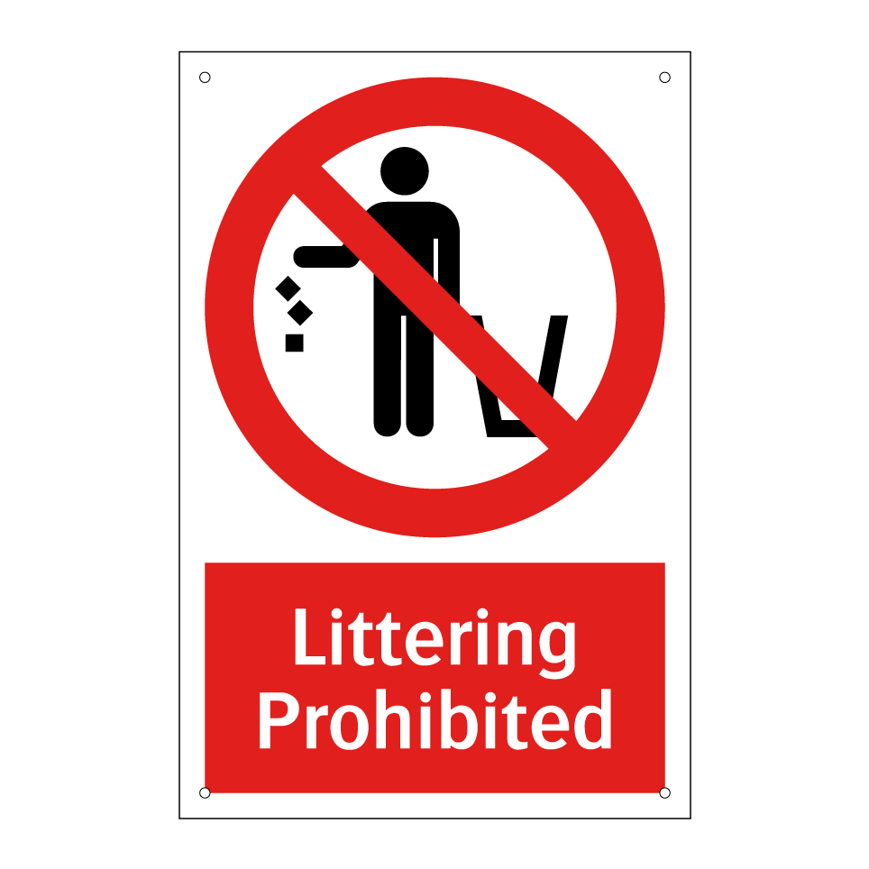 Littering Prohibited