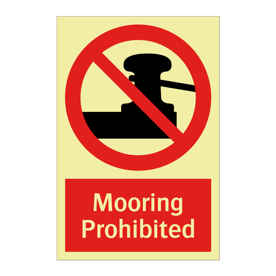 Mooring Prohibited