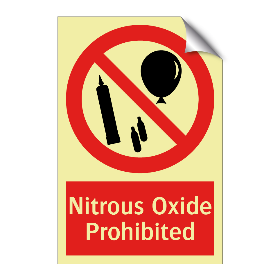Nitrous Oxide Prohibited