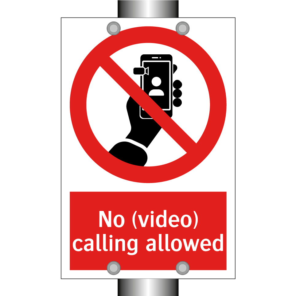 No (video) calling allowed