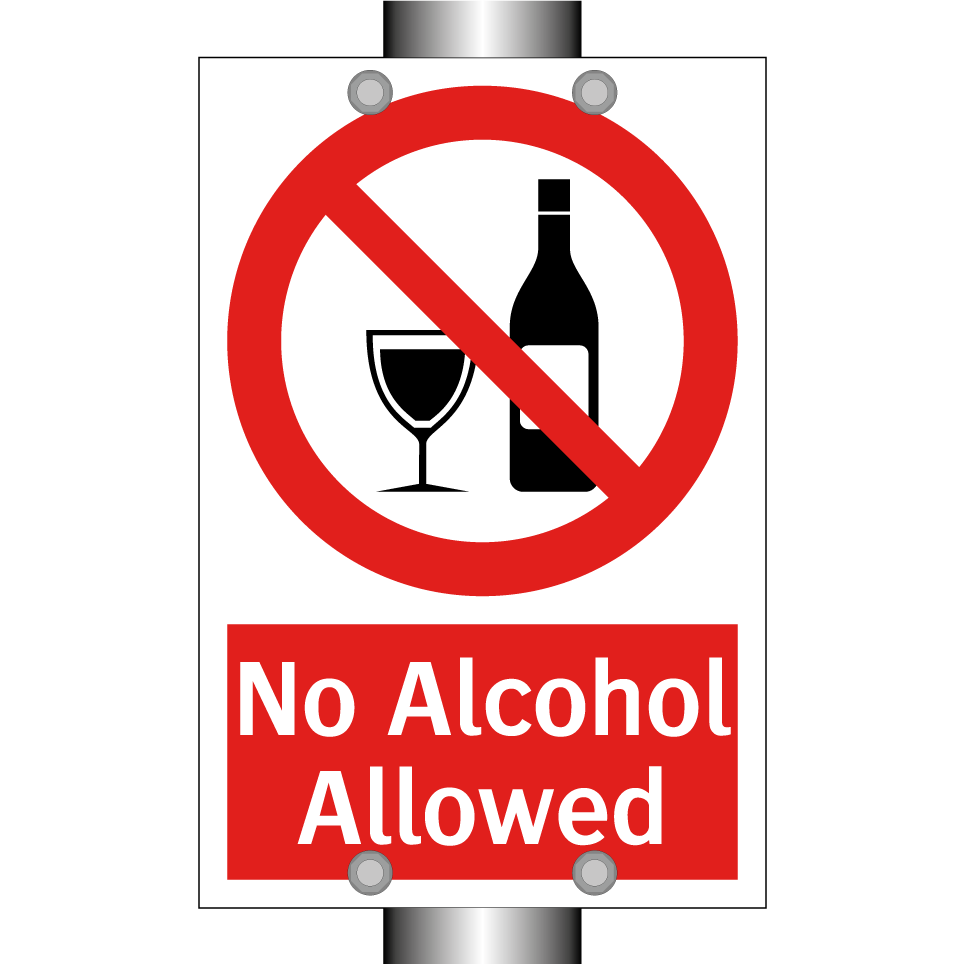 No Alcohol Allowed