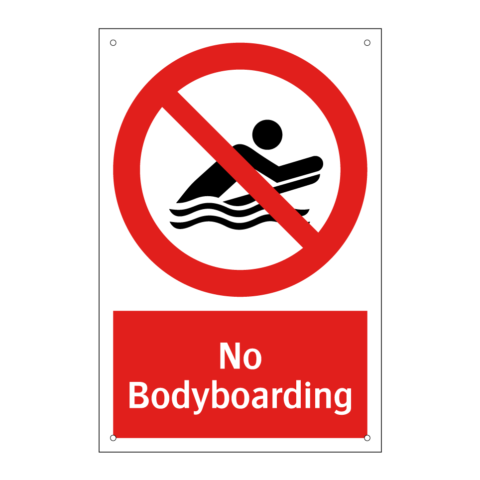 No Bodyboarding