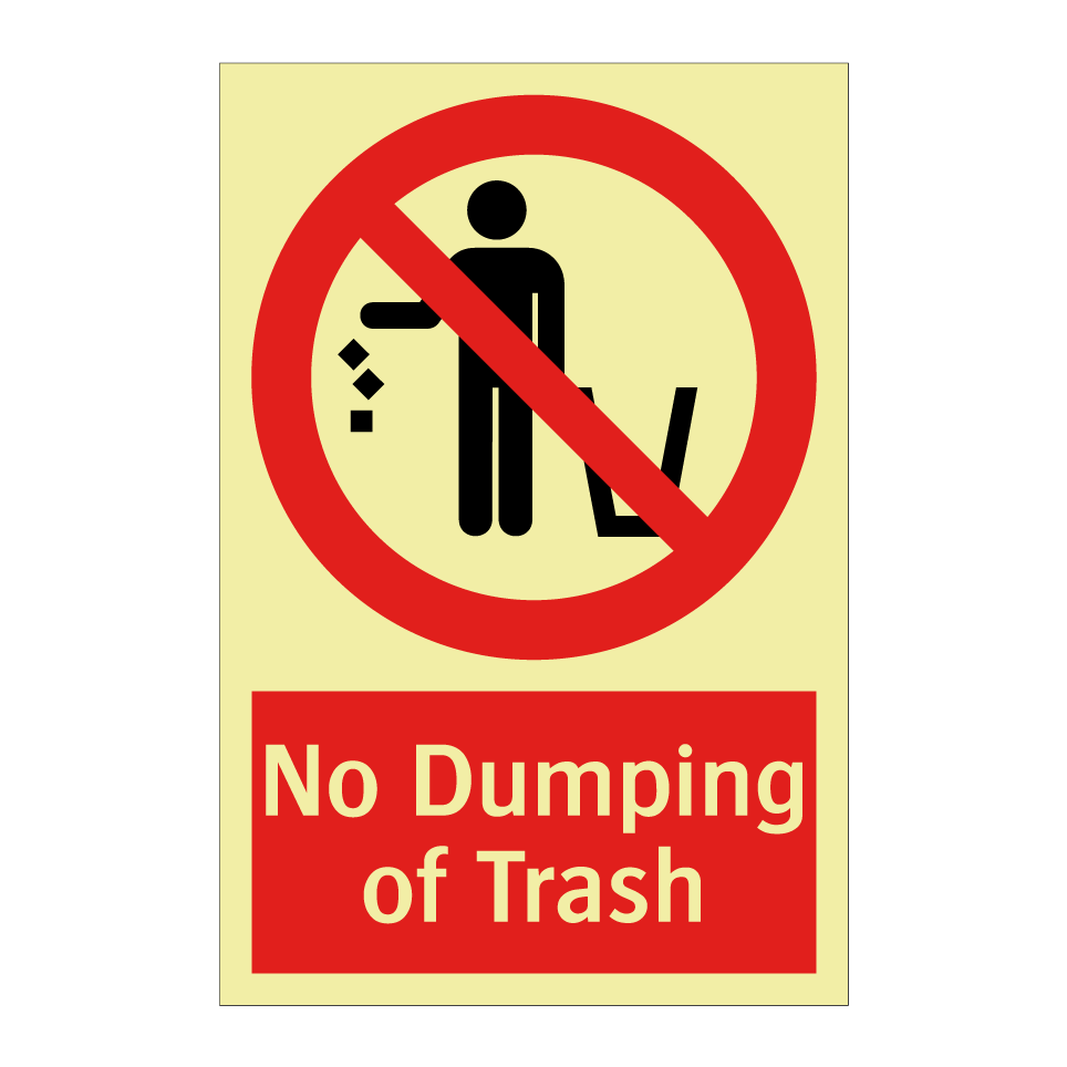 No Dumping of Trash