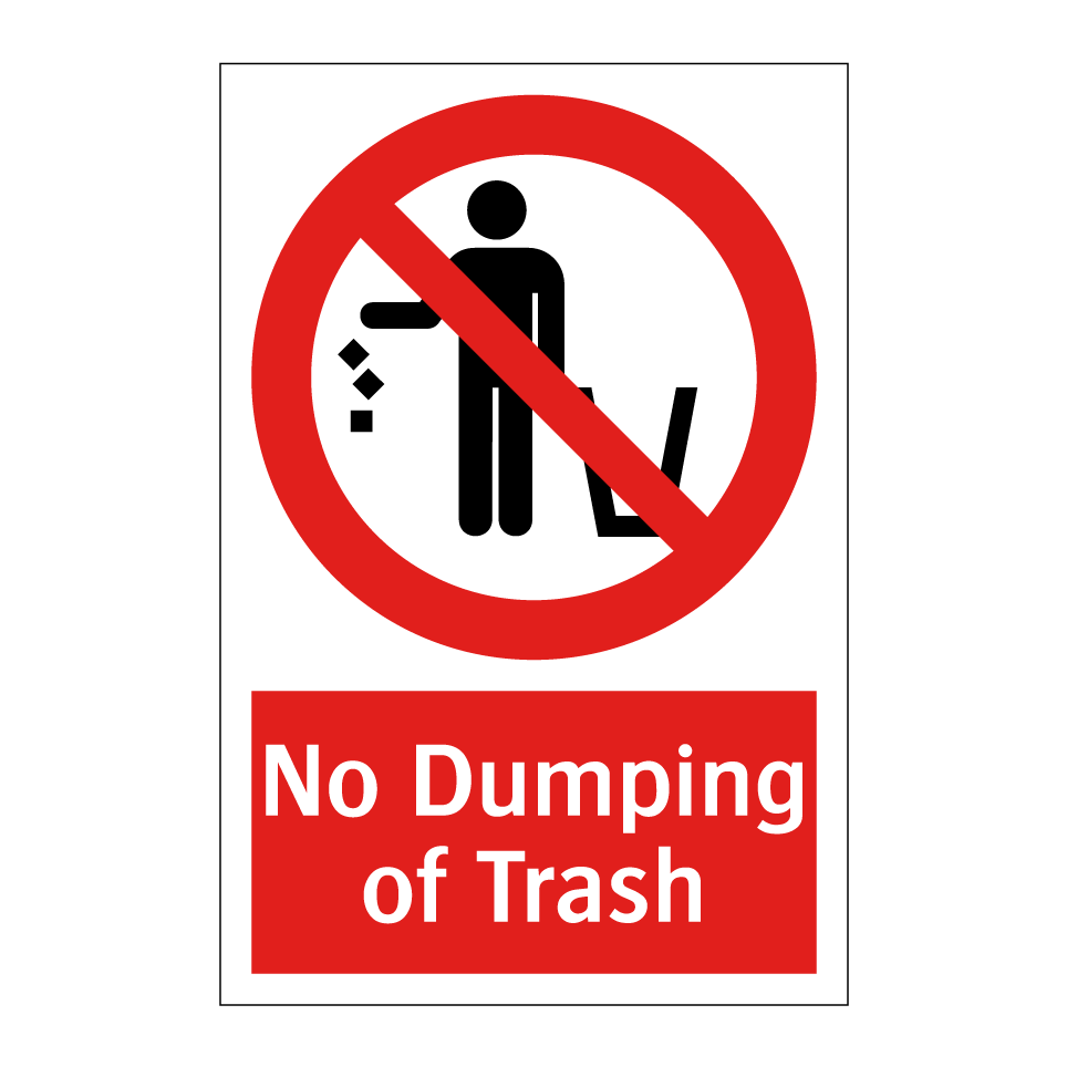No Dumping of Trash