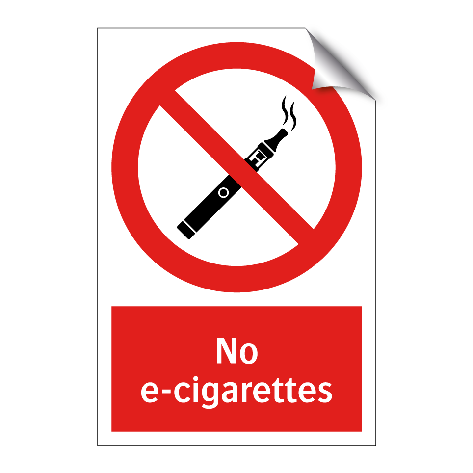 No e-cigarettes