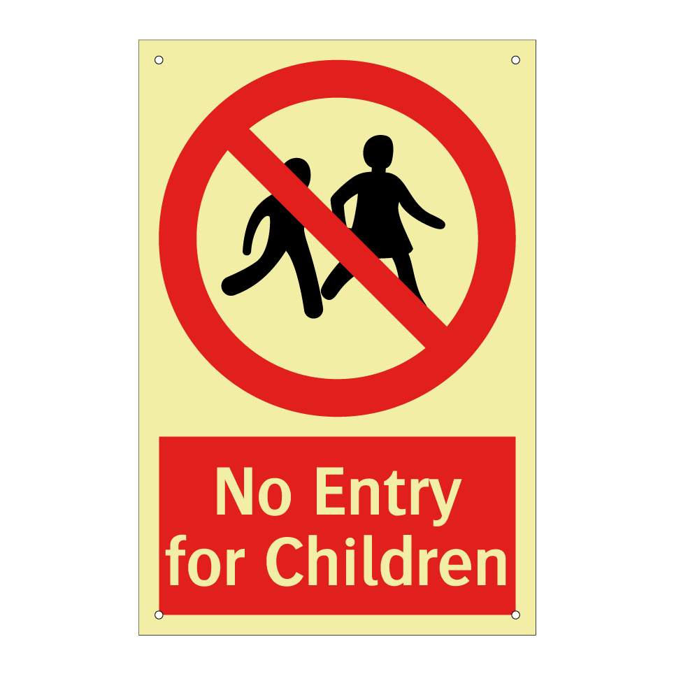 No Entry for Children