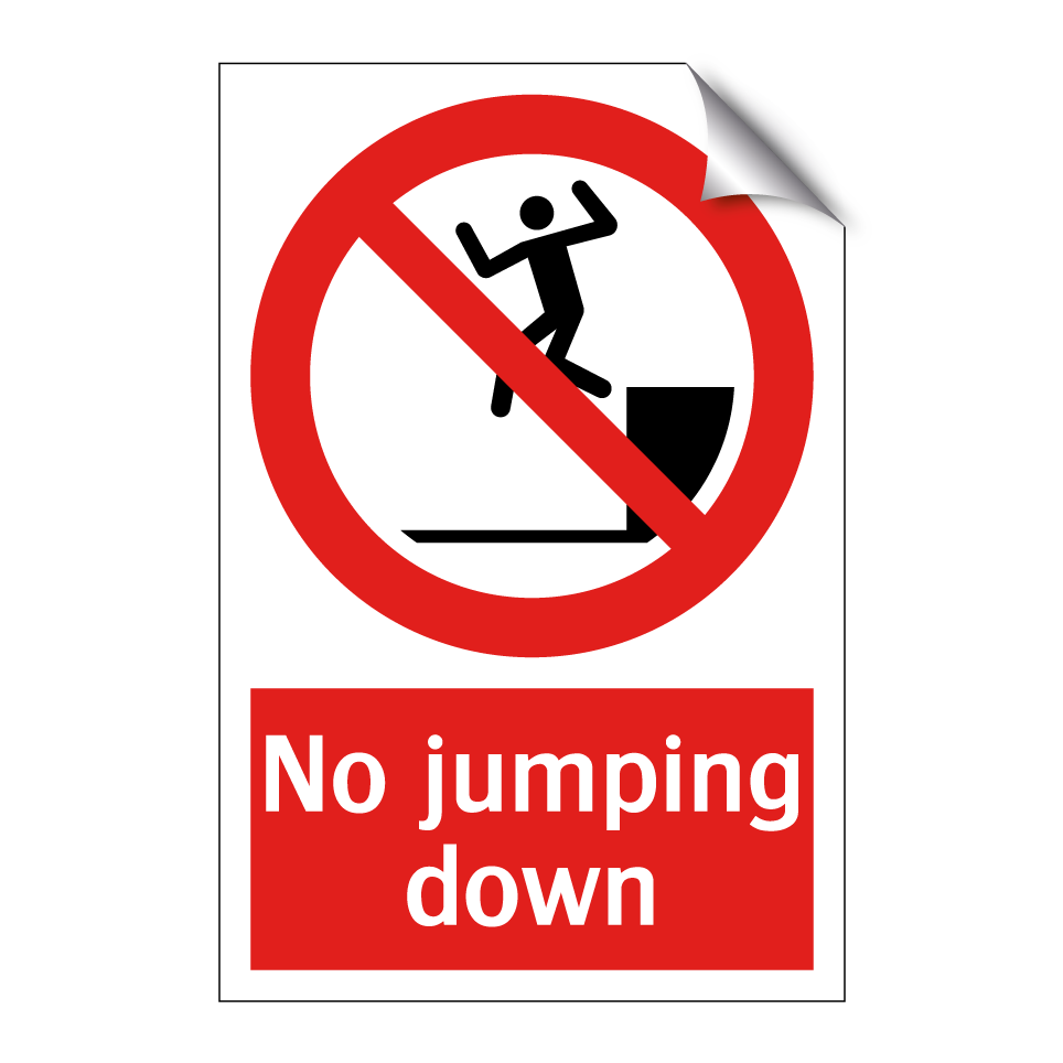 No jumping down