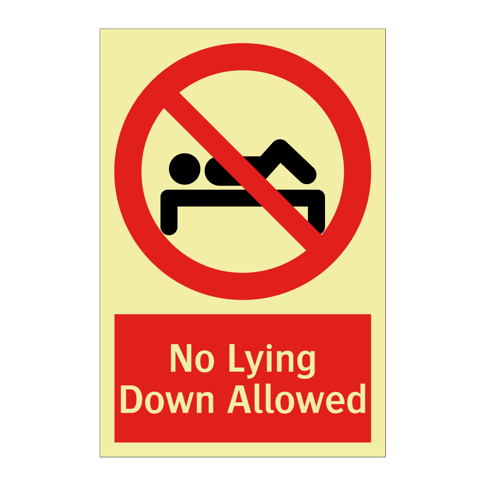 No Lying Down Allowed