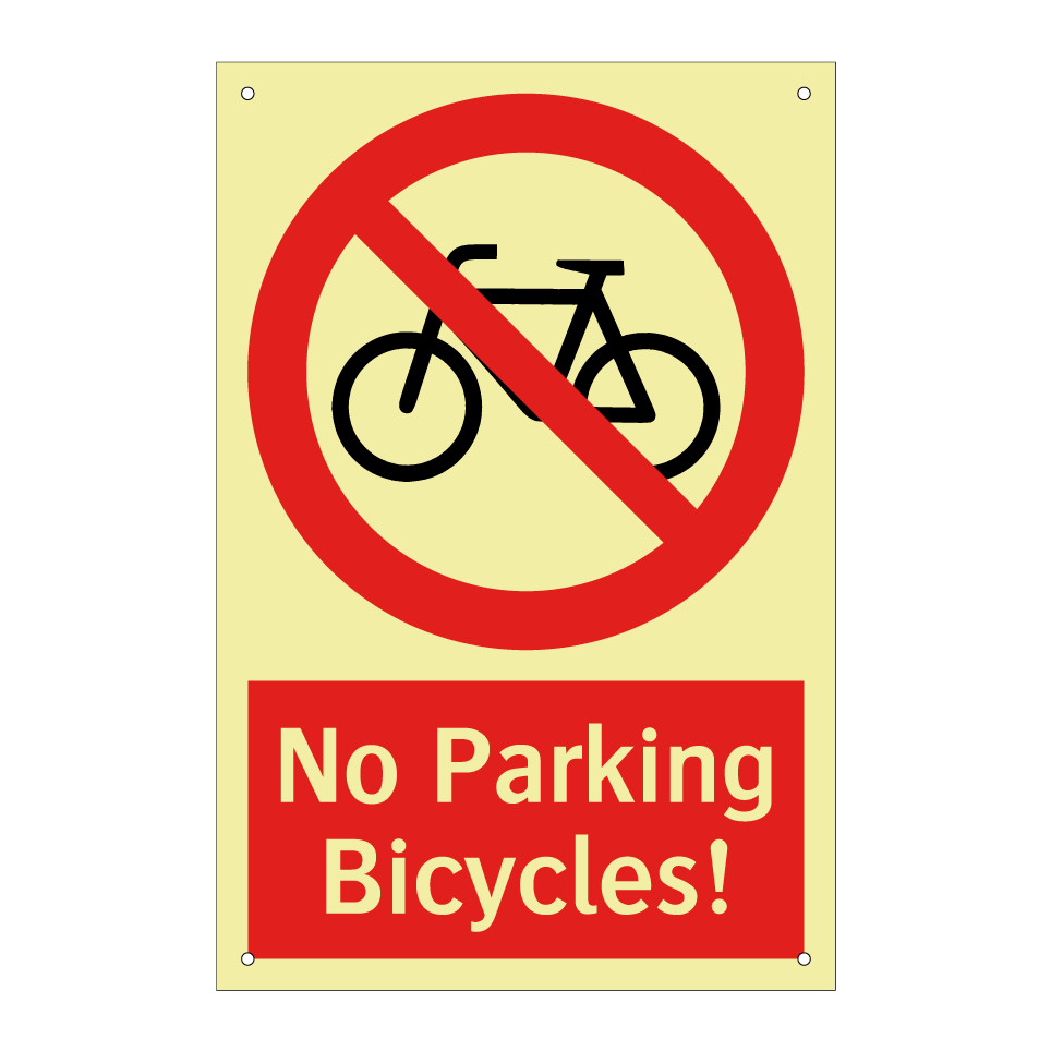 No Parking Bicycles!