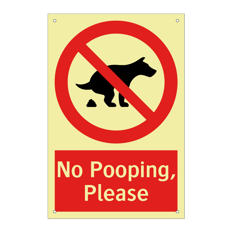No Pooping, Please