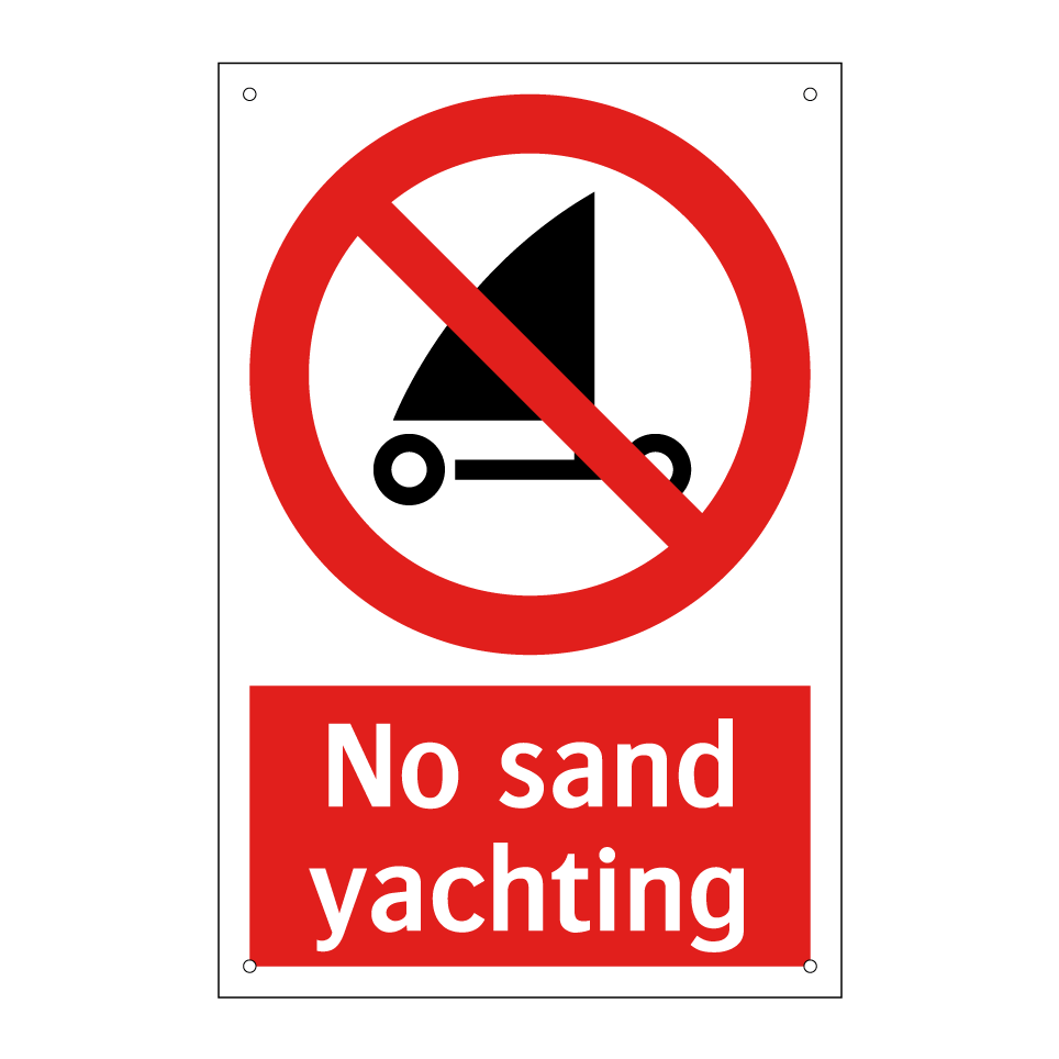 No sand yachting