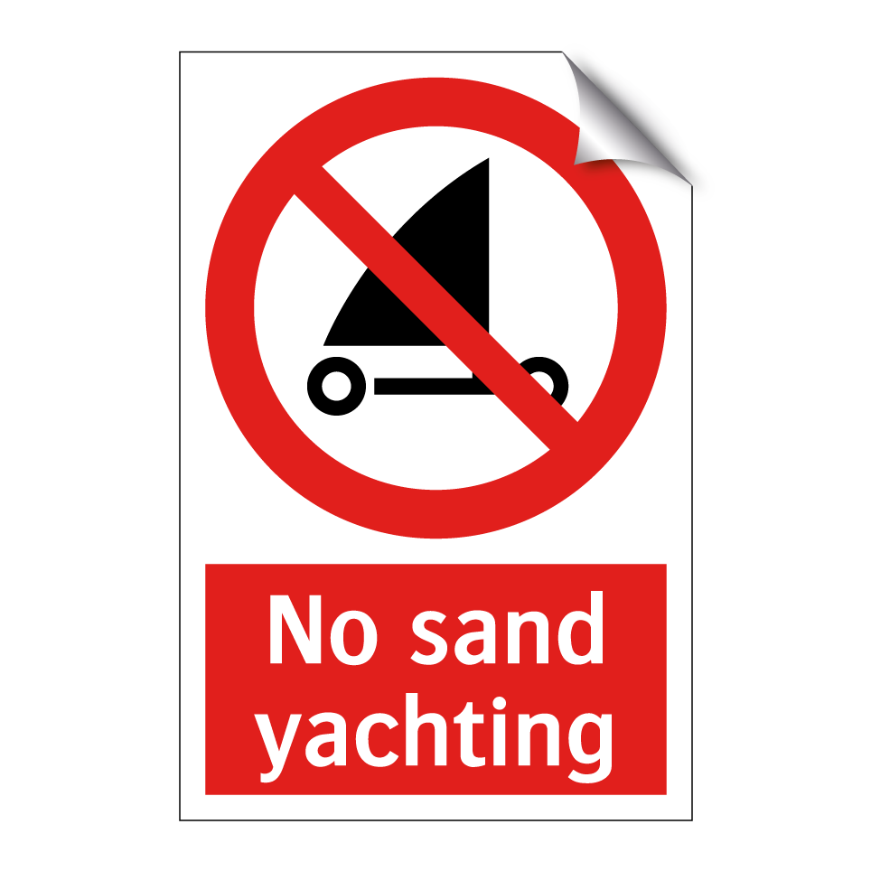 No sand yachting