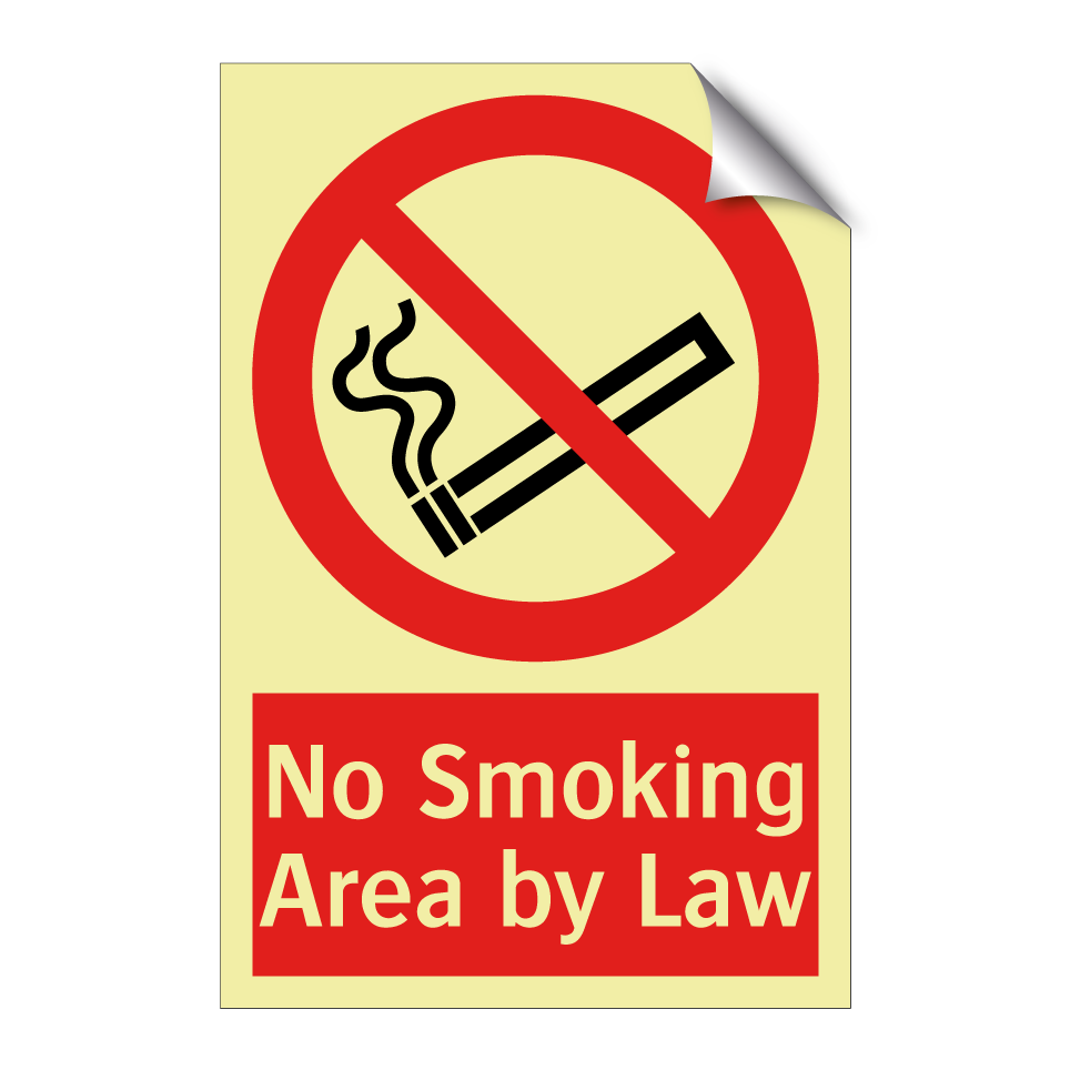 No Smoking Area by Law
