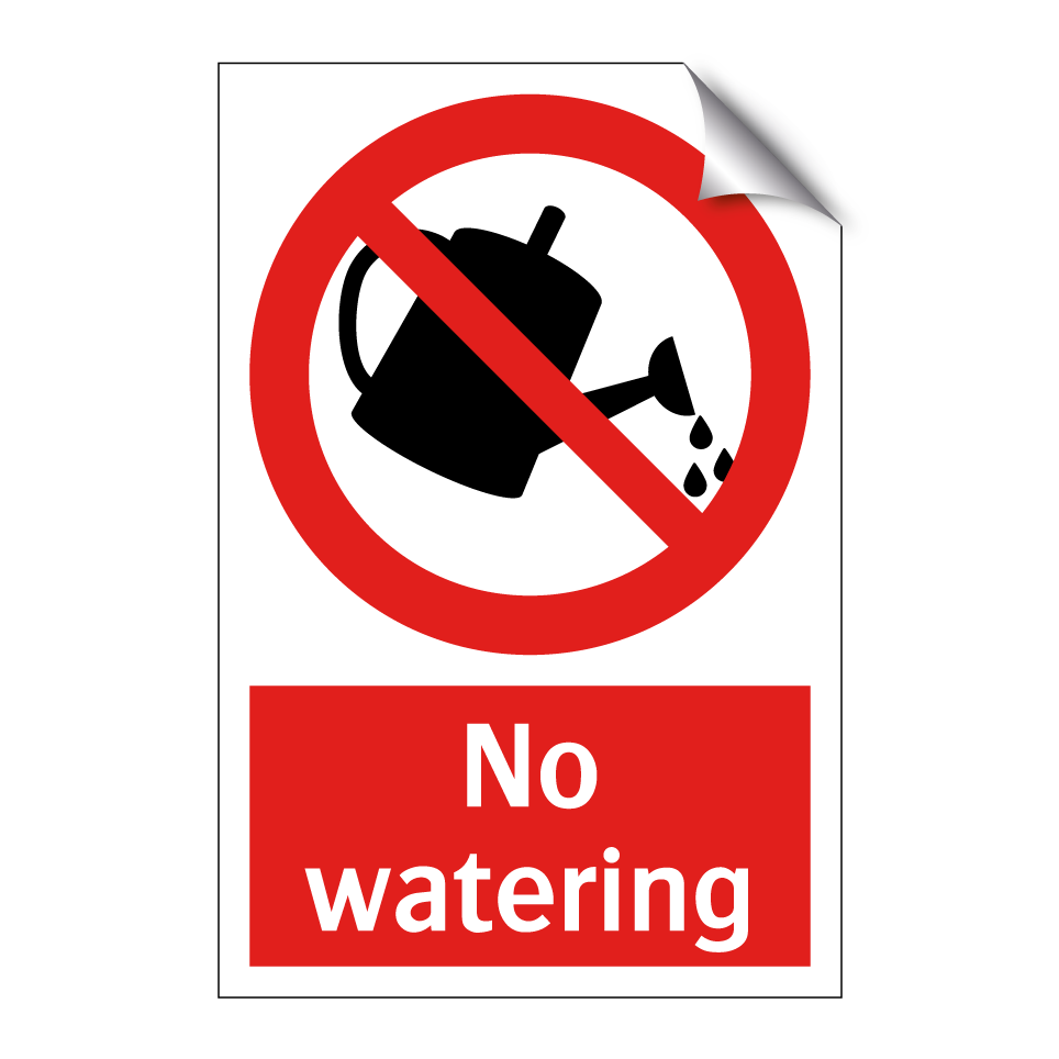 No watering