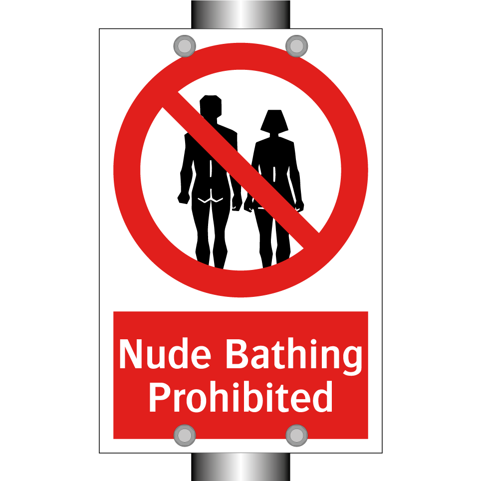 Nude Bathing Prohibited