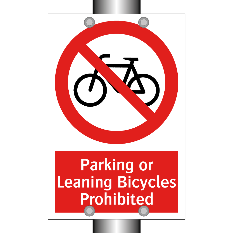 Parking or Leaning Bicycles Prohibited