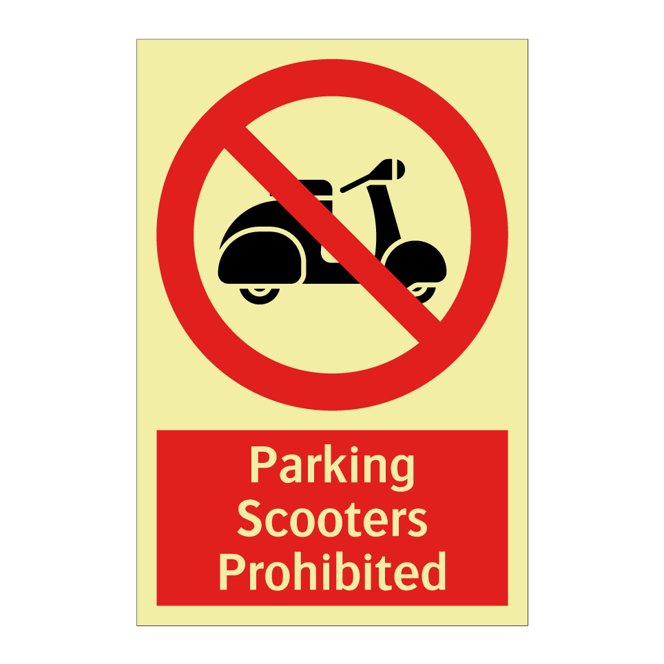 Parking Scooters Prohibited