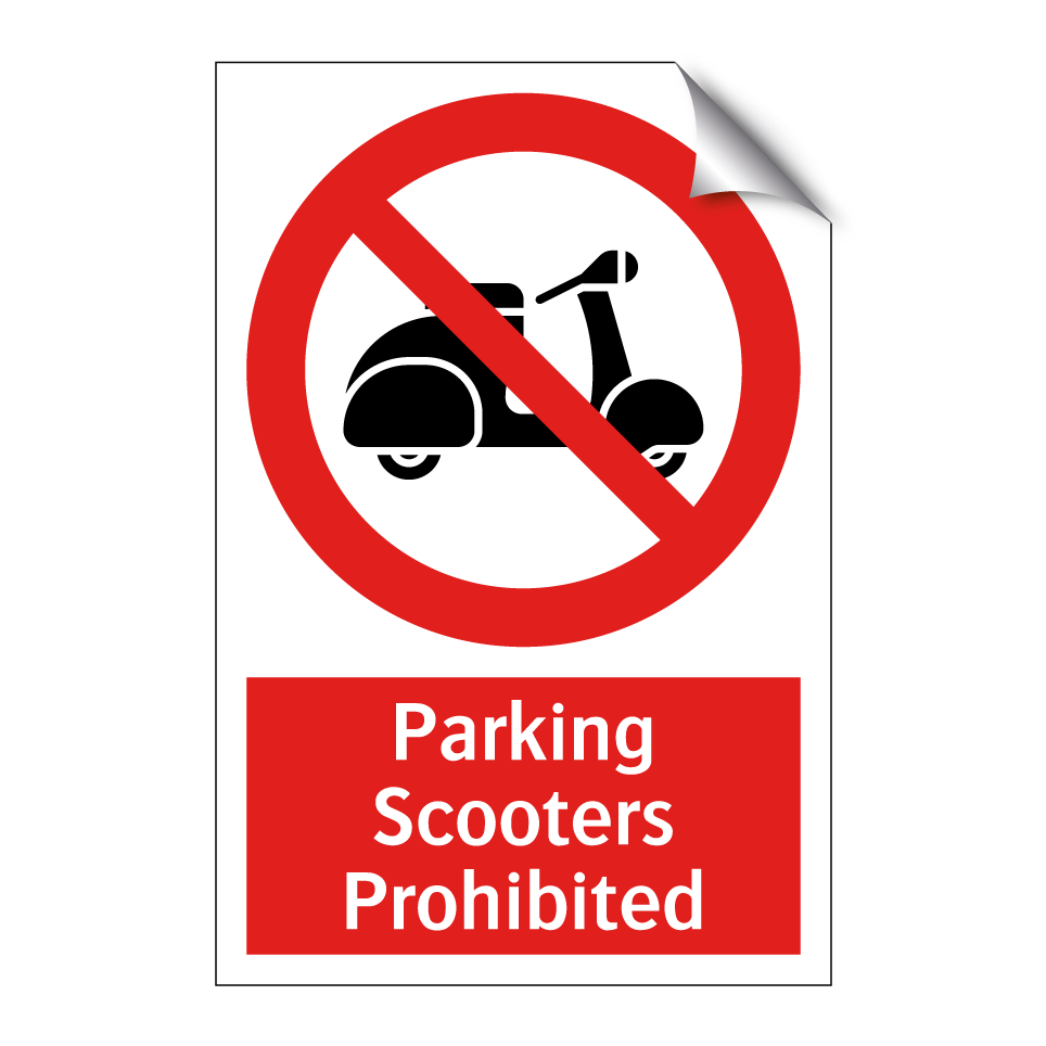 Parking Scooters Prohibited