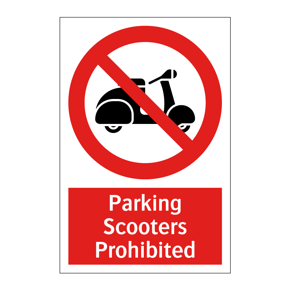 Parking Scooters Prohibited