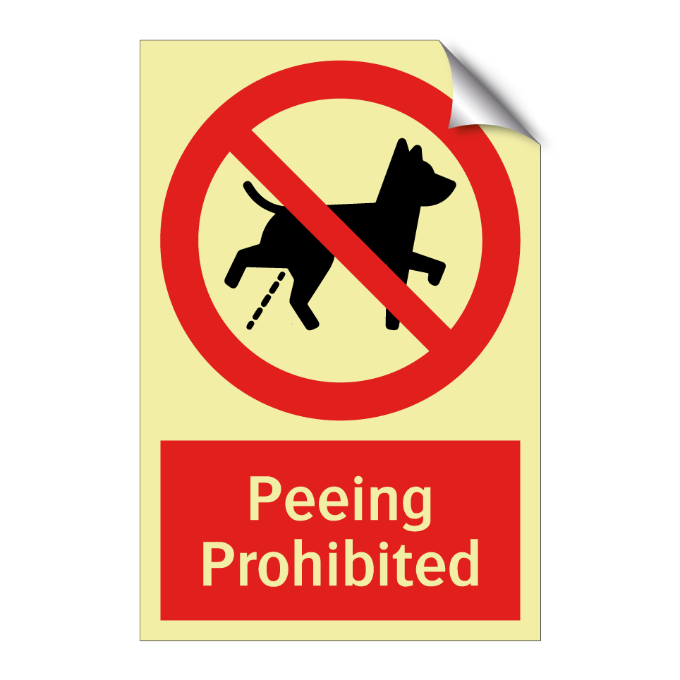 Peeing Prohibited