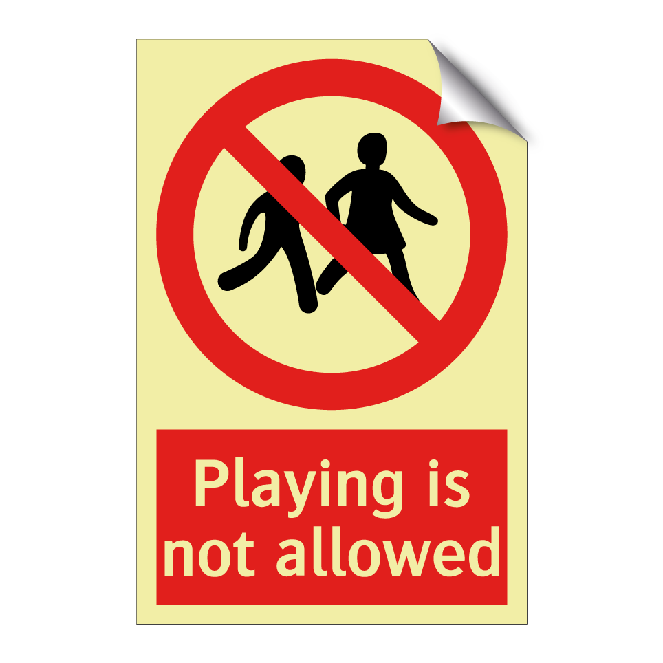 Playing is not allowed