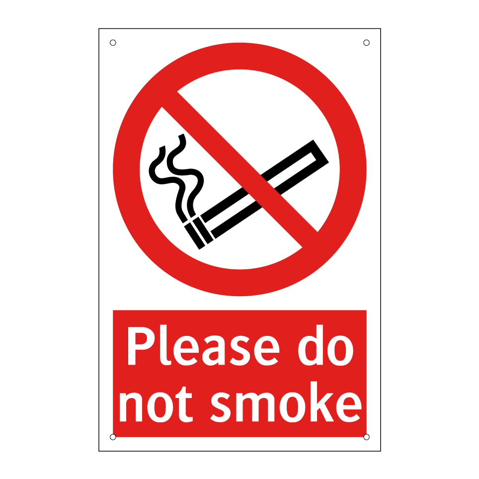 Please do not smoke