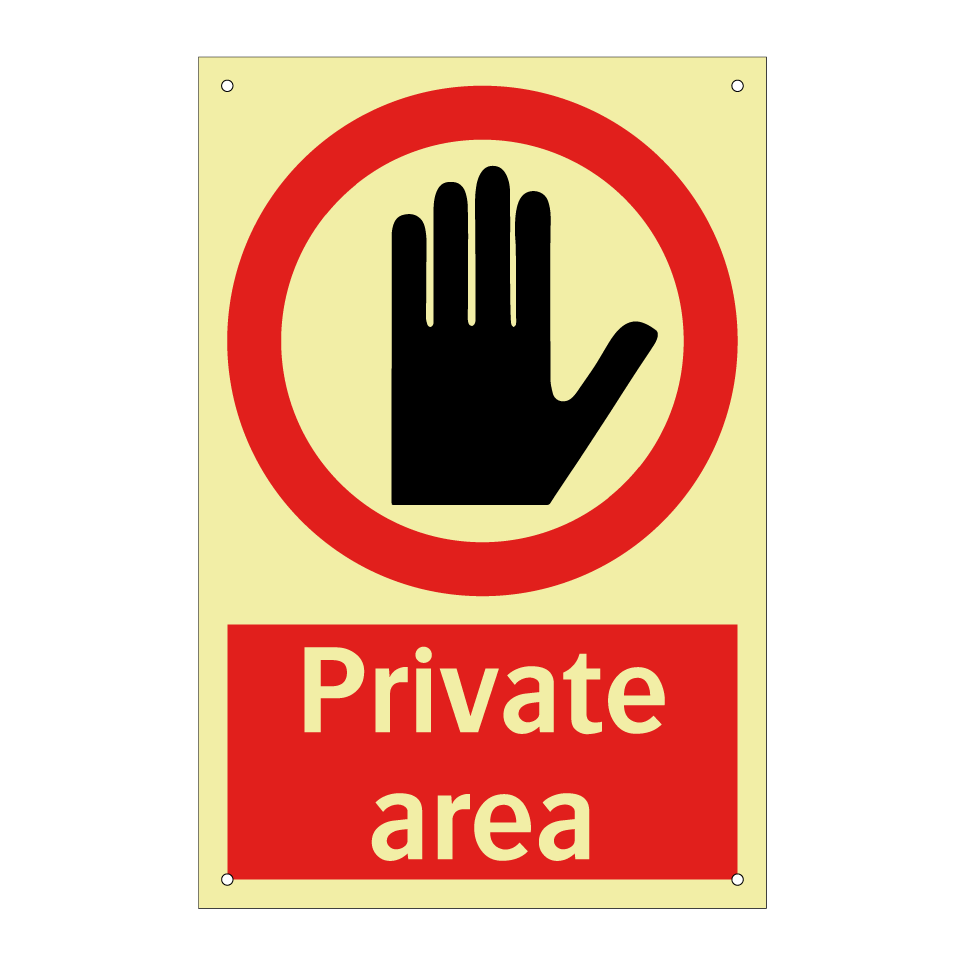 Private area