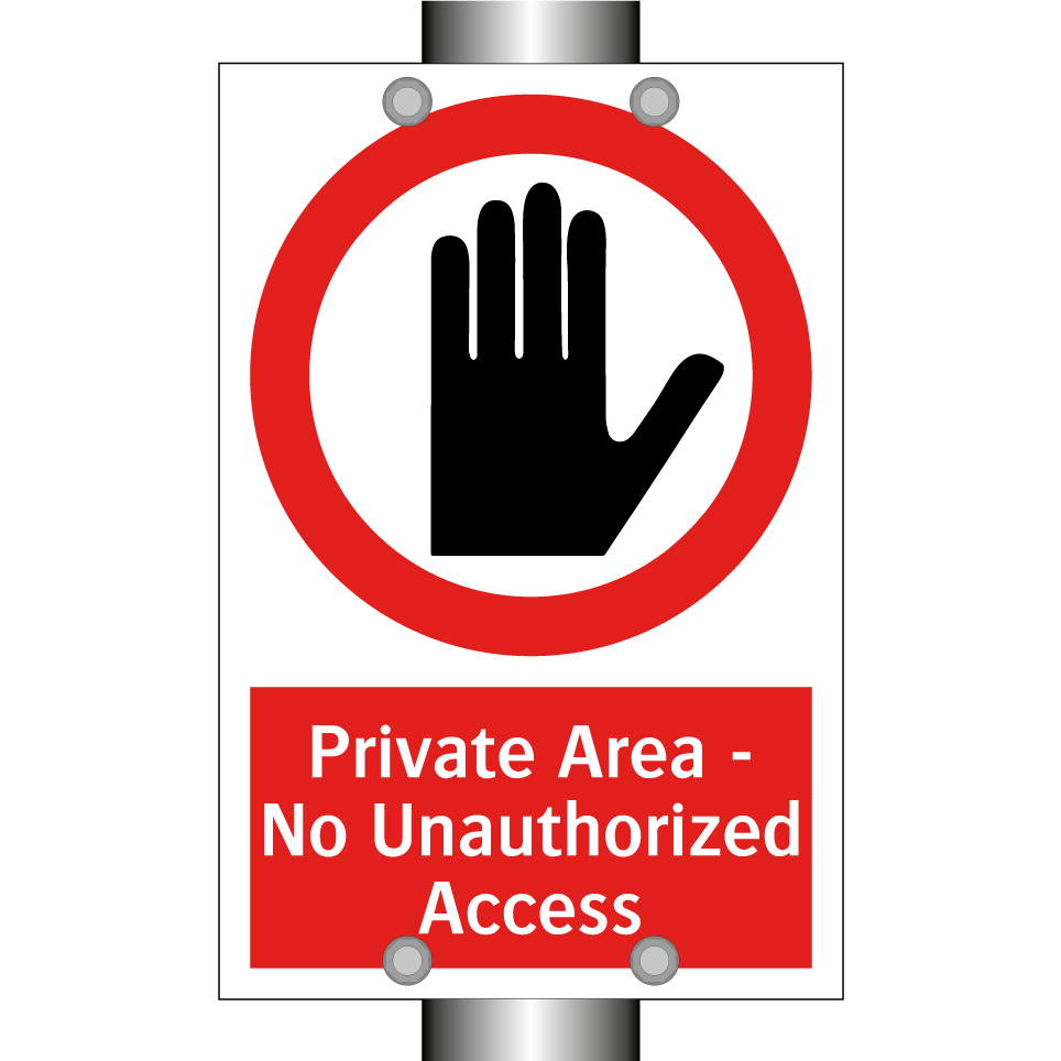 Private Area - No Unauthorized Access
