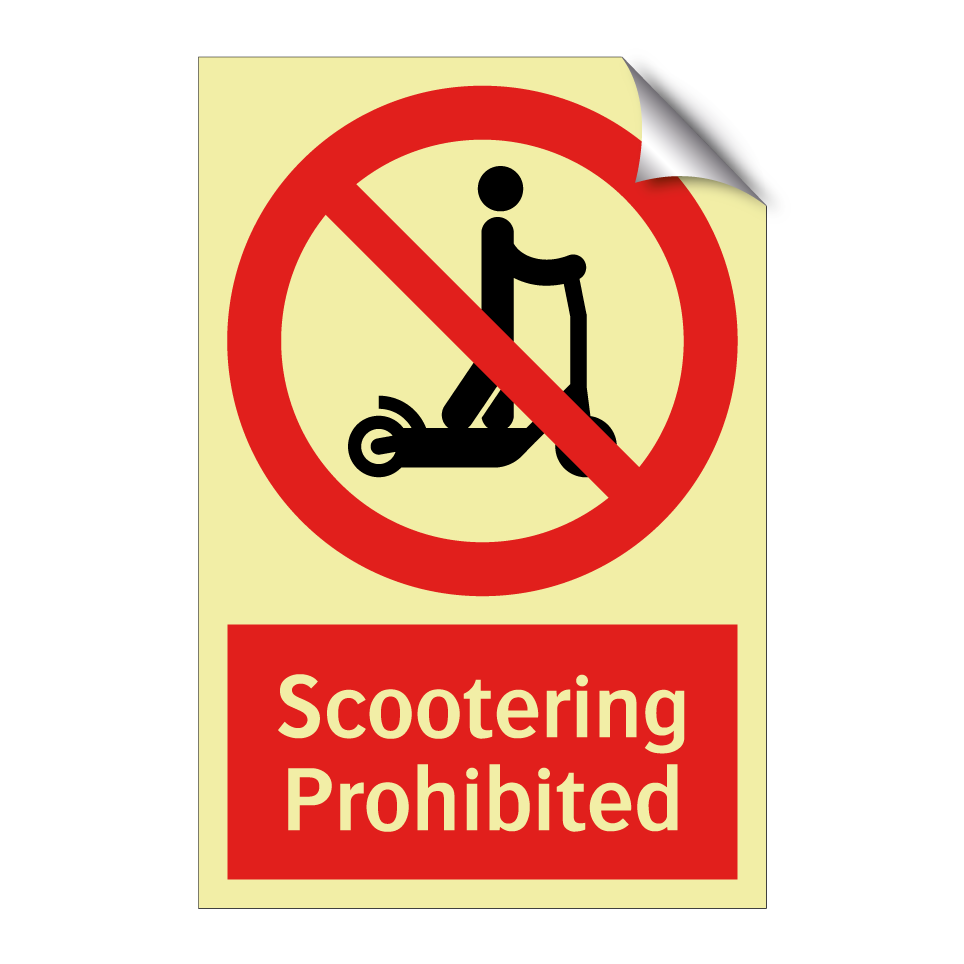 Scootering Prohibited