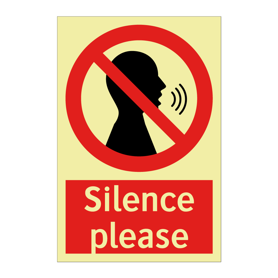 Silence please