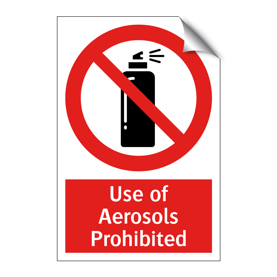 Use of Aerosols Prohibited
