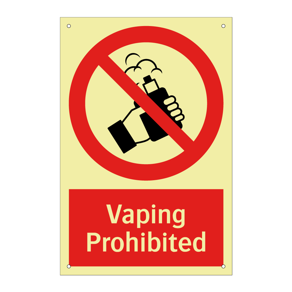Vaping Prohibited