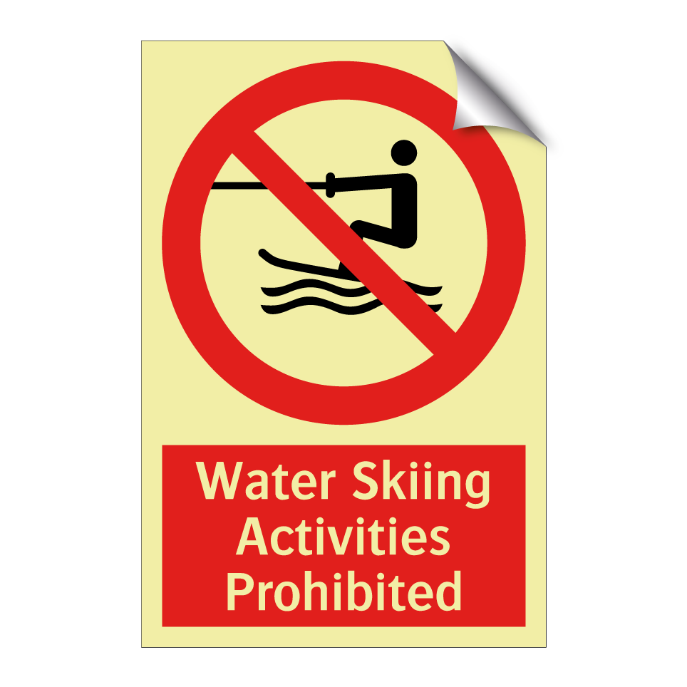 Water Skiing Activities Prohibited