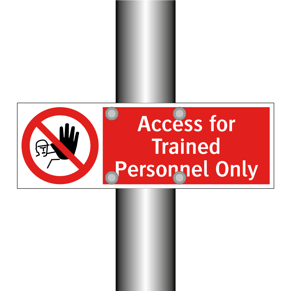 Access for Trained Personnel Only