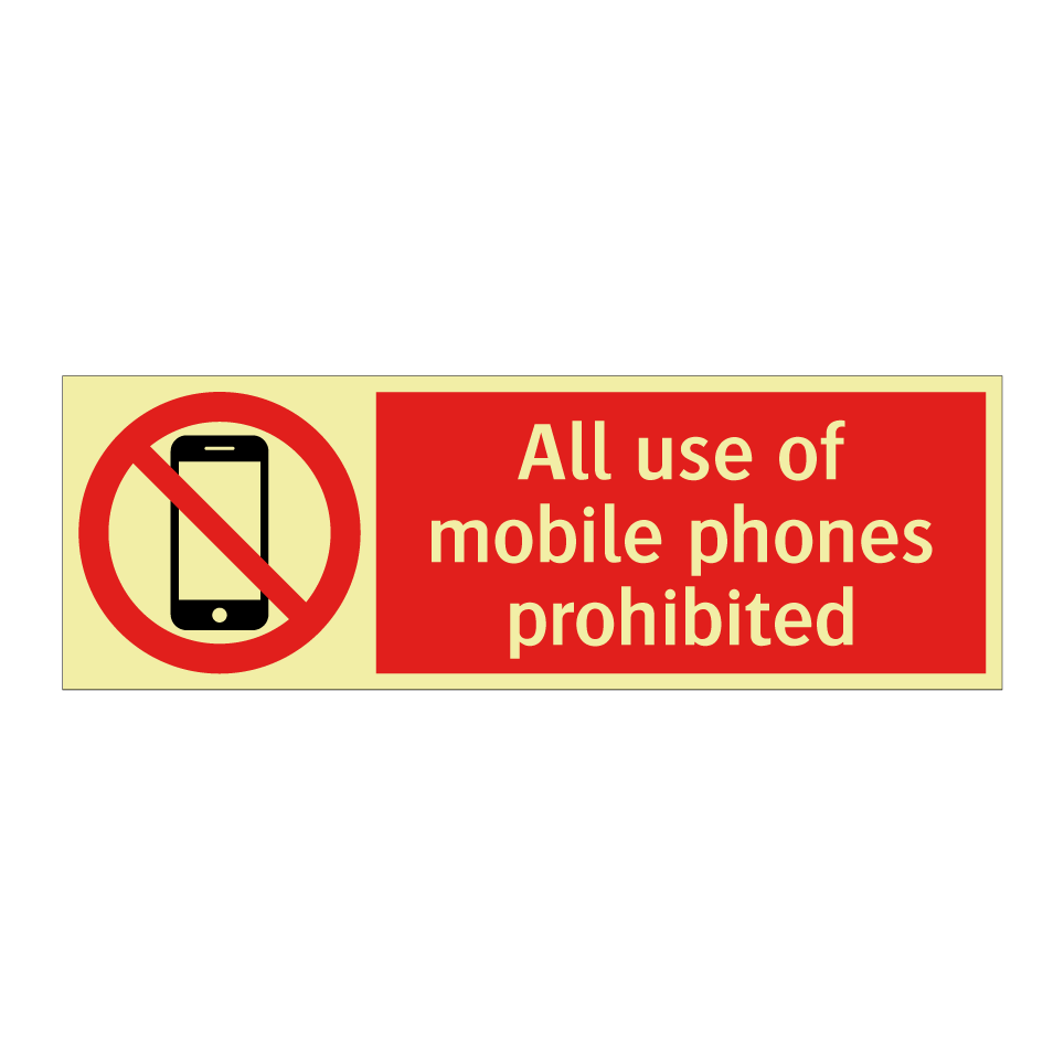 All use of mobile phones prohibited