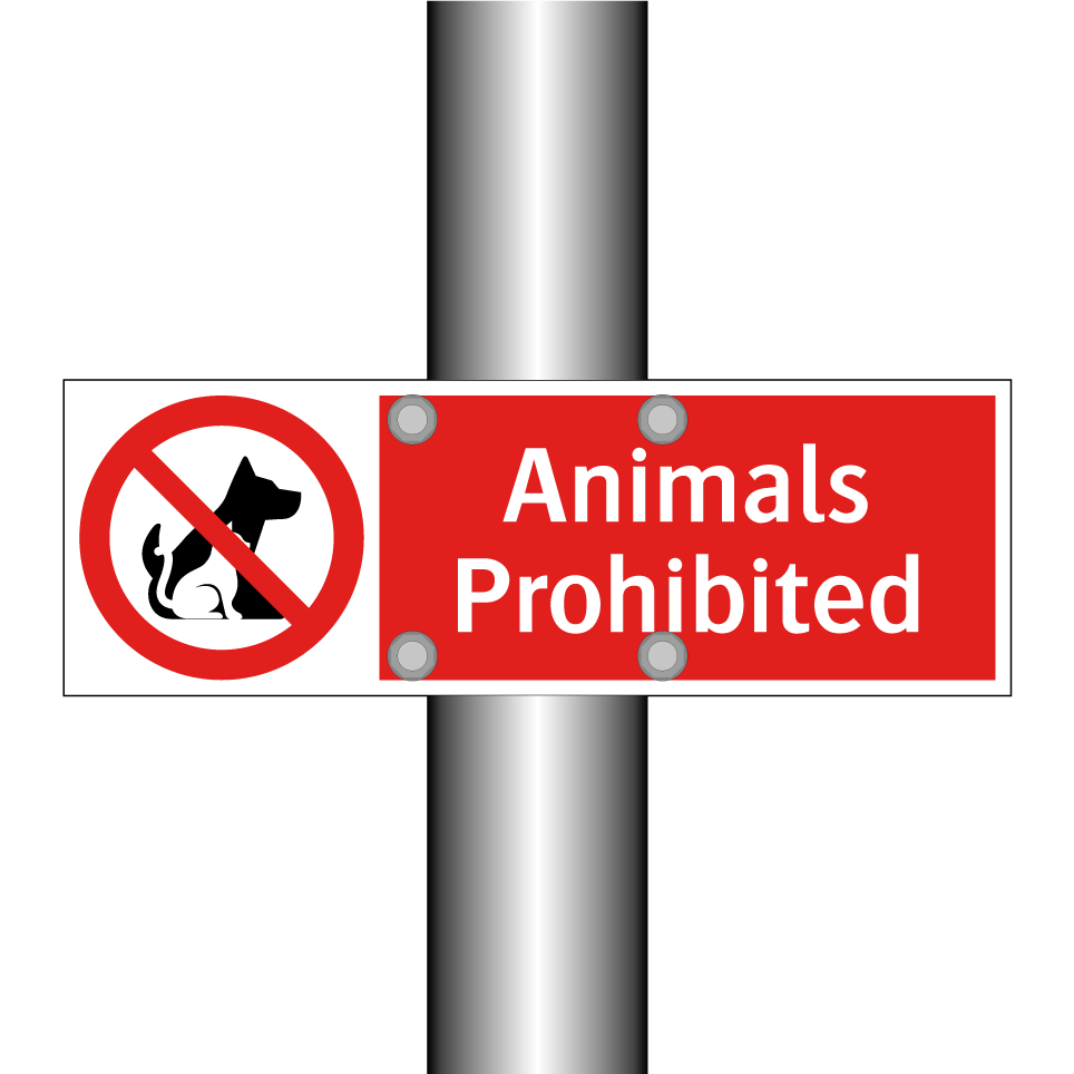 Animals Prohibited