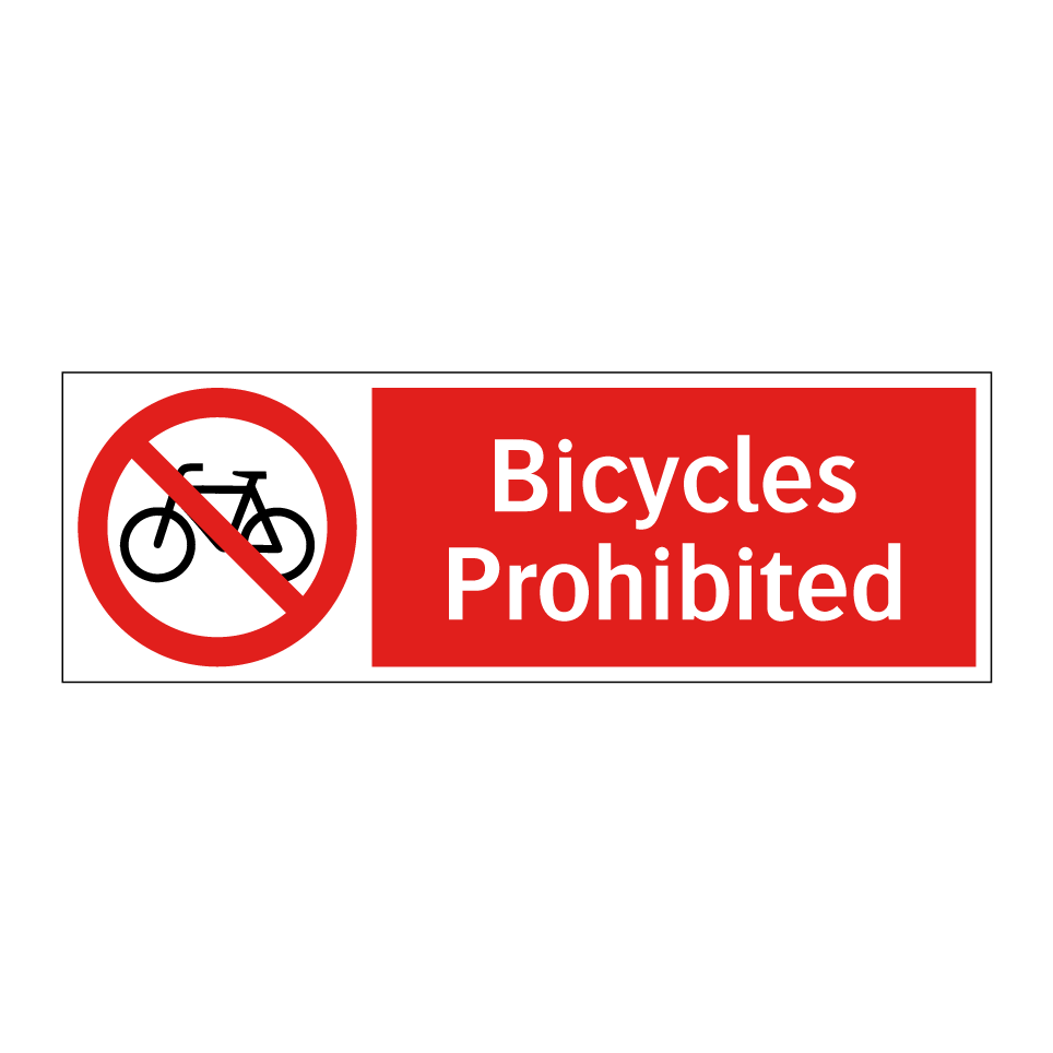 Bicycles Prohibited