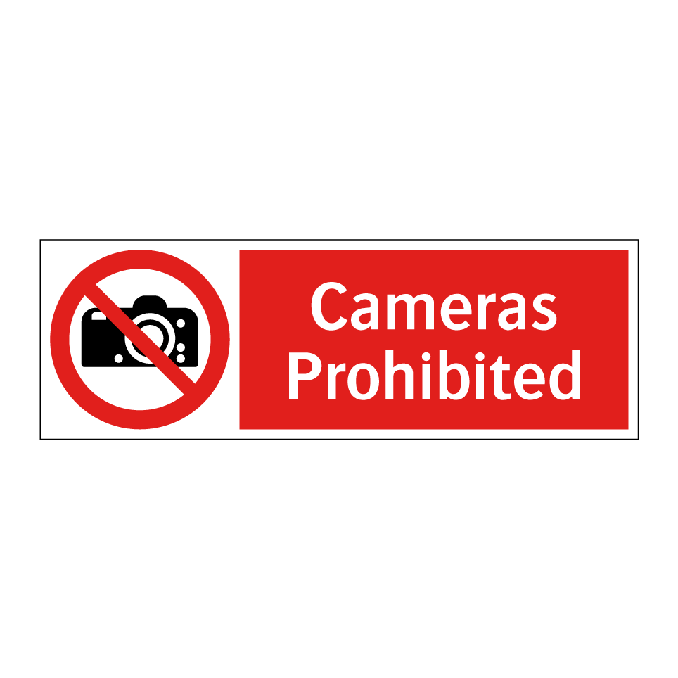 Cameras Prohibited
