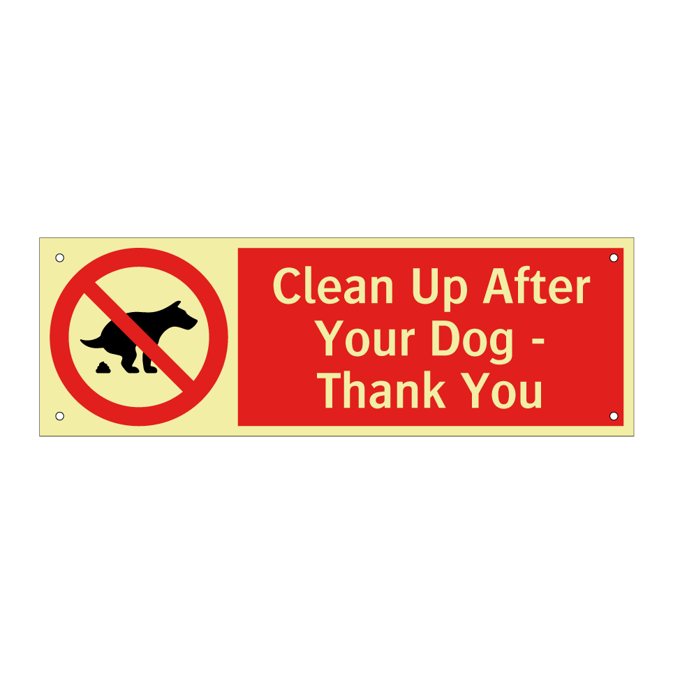 Clean Up After Your Dog - Thank You