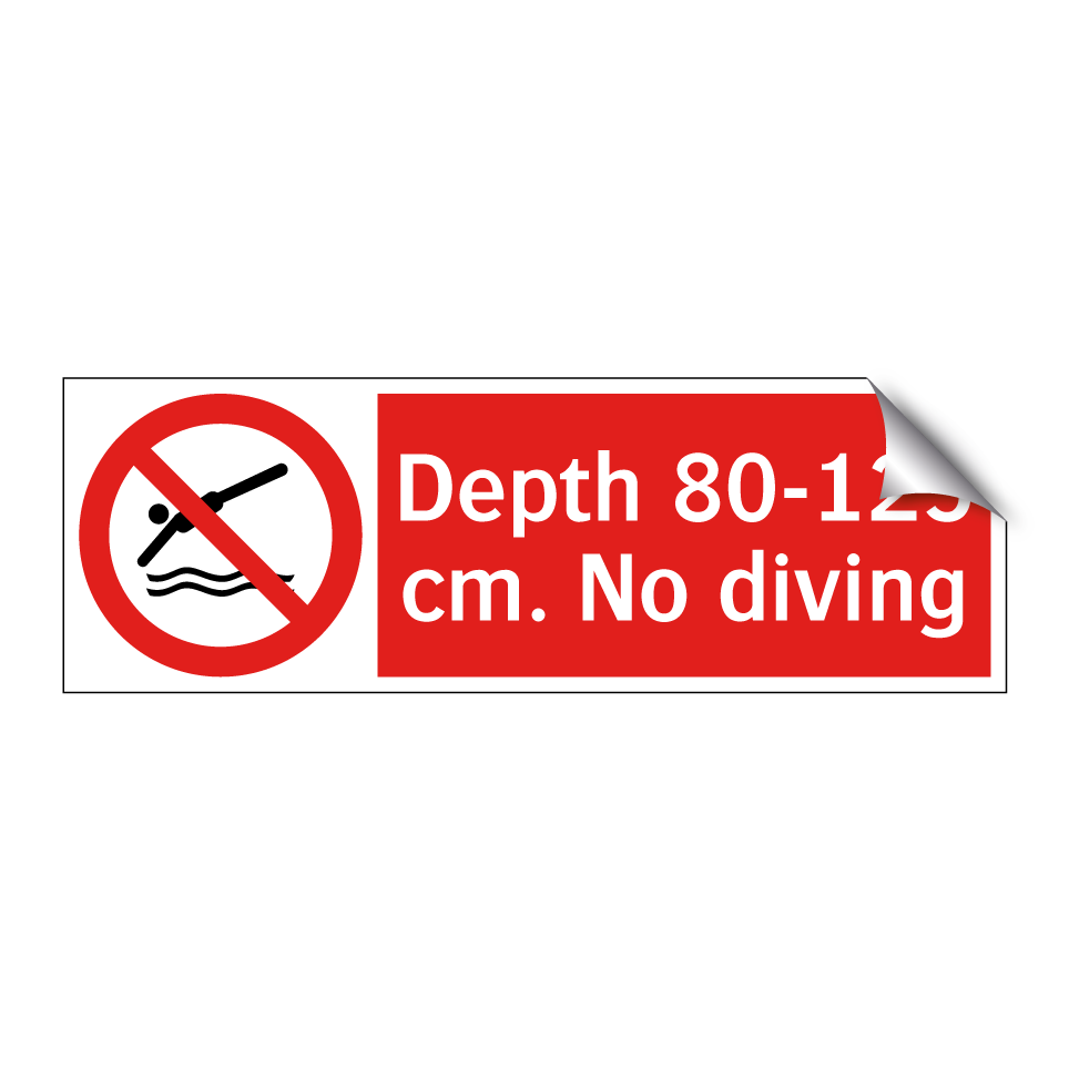 Depth 80-125 cm. No diving