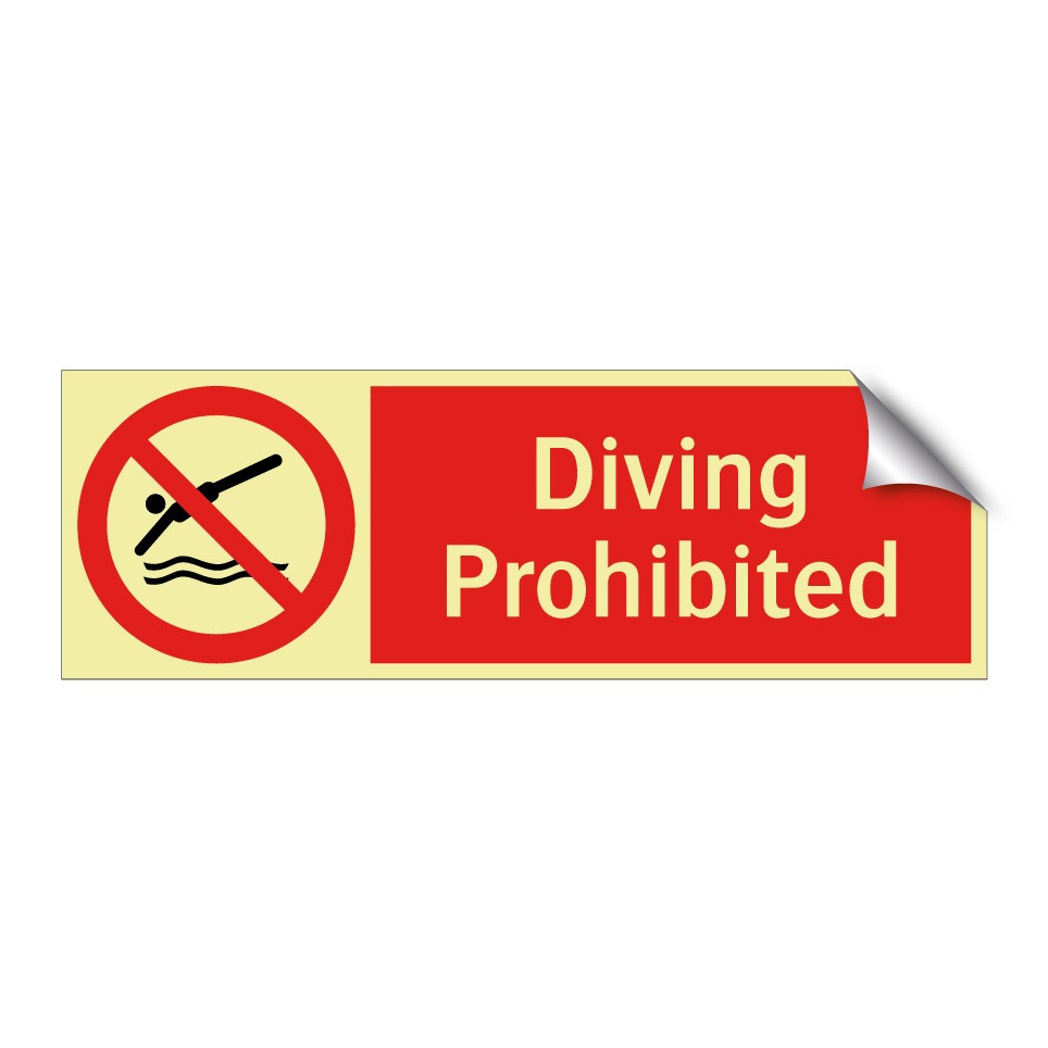 Diving Prohibited