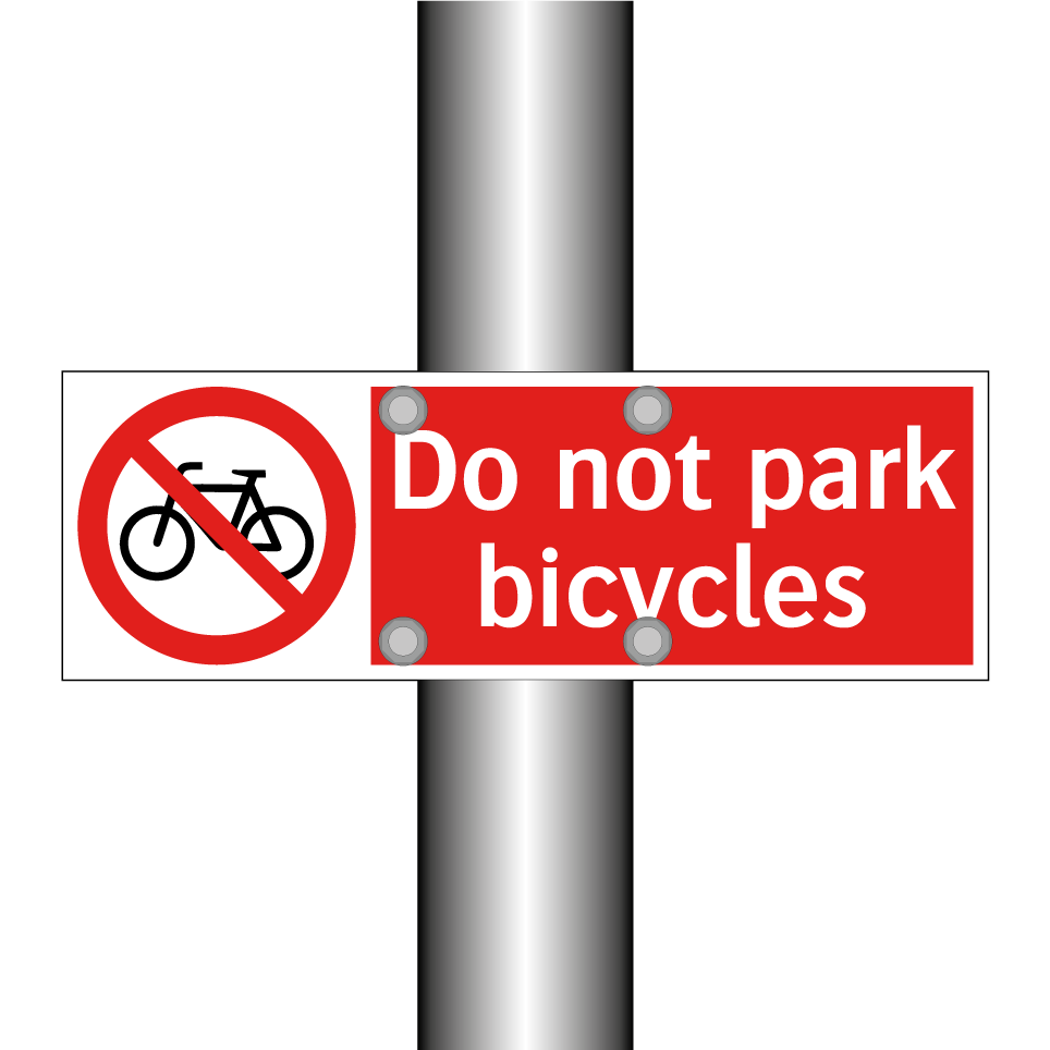 Do not park bicycles
