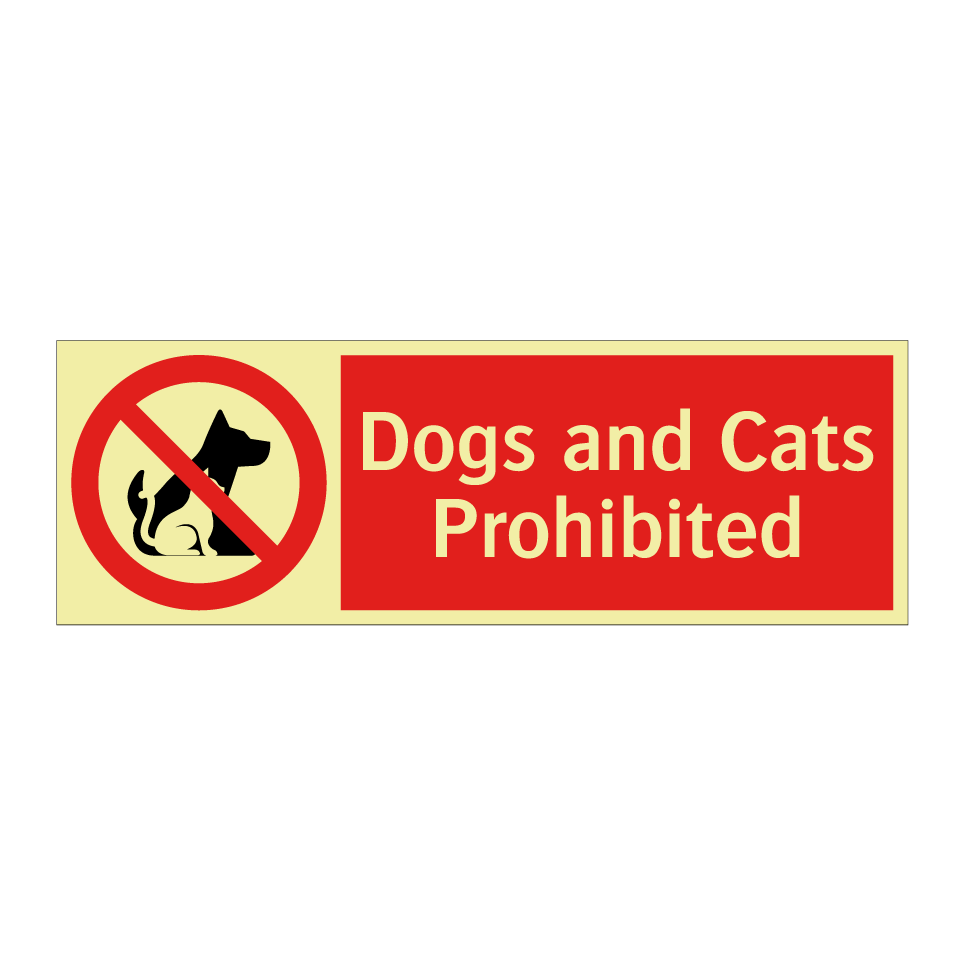 Dogs and Cats Prohibited