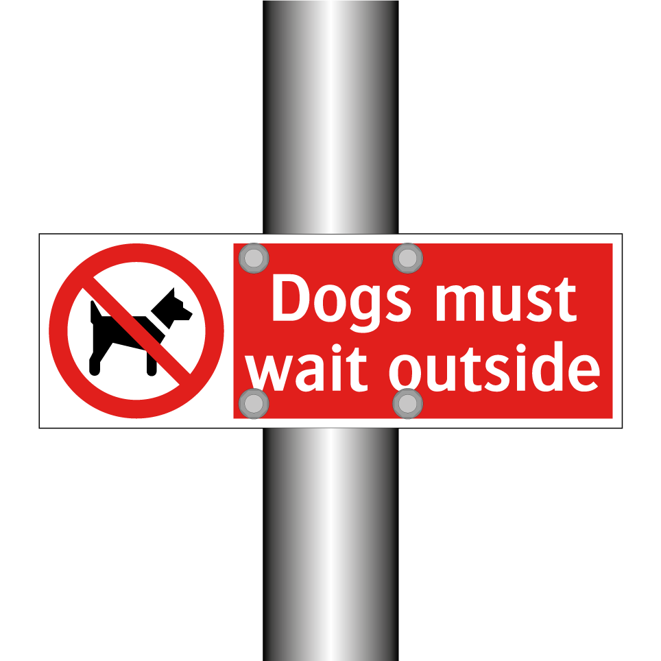 Dogs must wait outside