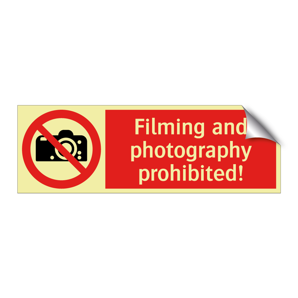 Filming and photography prohibited!