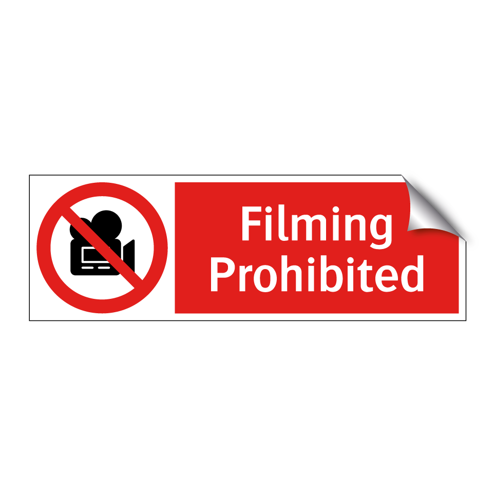 Filming Prohibited