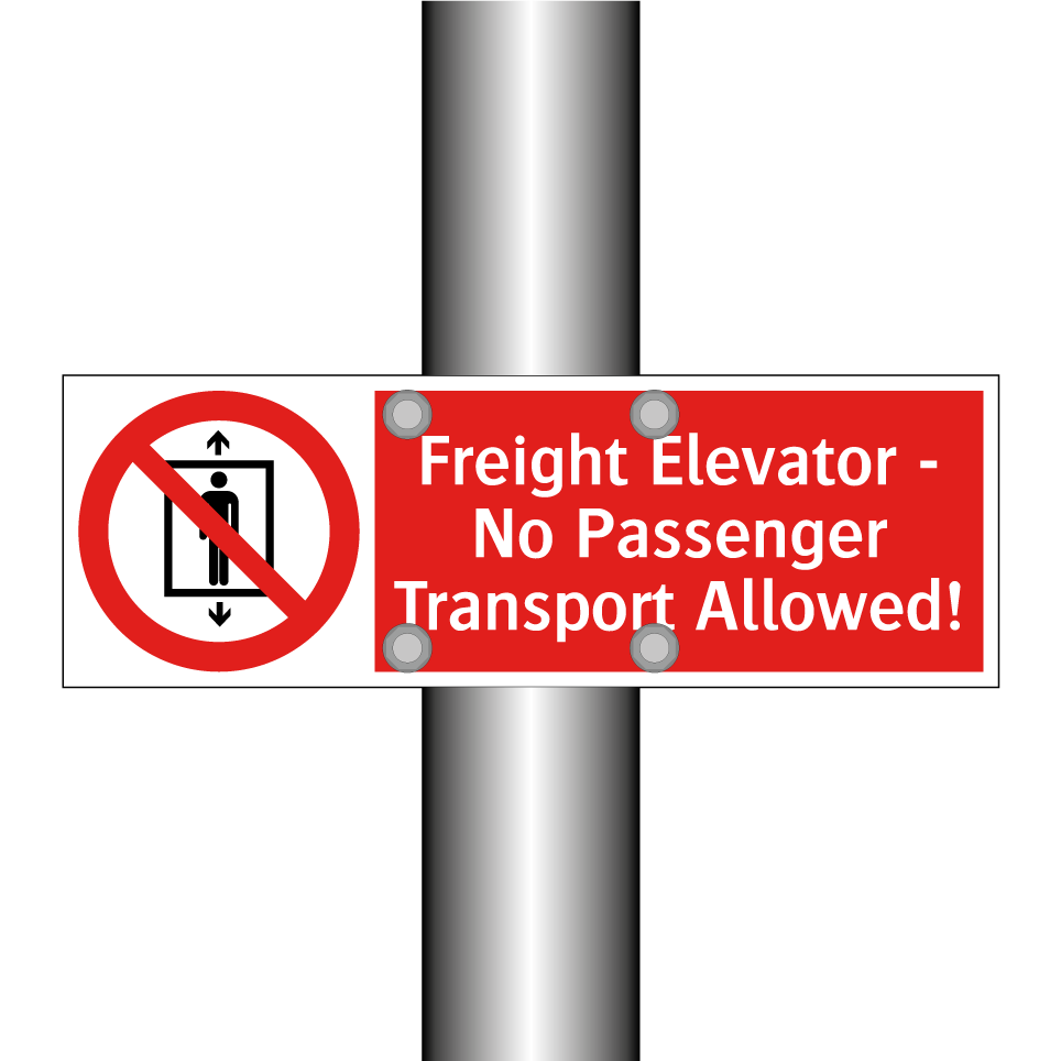 Freight Elevator - No Passenger Transport Allowed!