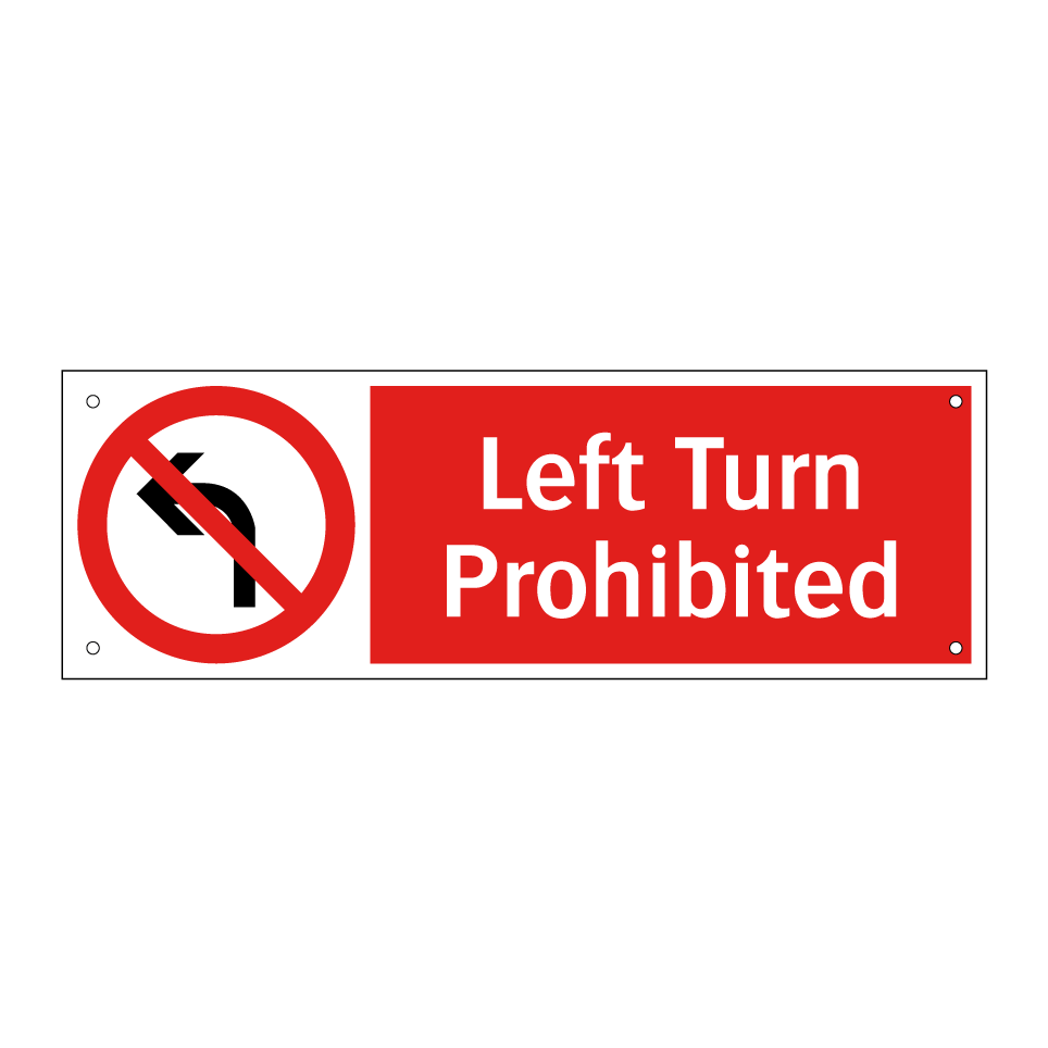 Left Turn Prohibited